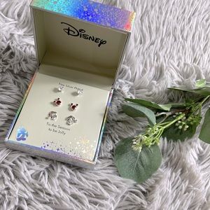NWT Disney Mickey Mouse holiday Earrings 3 pack